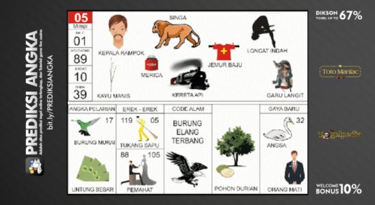 Buku Mimpi Nomor 05 - Singa - Merica - Kereta Api -Kepala Rampok - Kayu Manis - Jemur Baju - Loncat Indah - Garu Langit