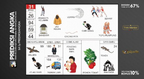 Buku Mimpi Nomor 31 - Udang - Cari Uang - Sangkar - Cacing Pita - Anggota Kelamin - Senam - Jas Hujan - Yuyu Rumpung