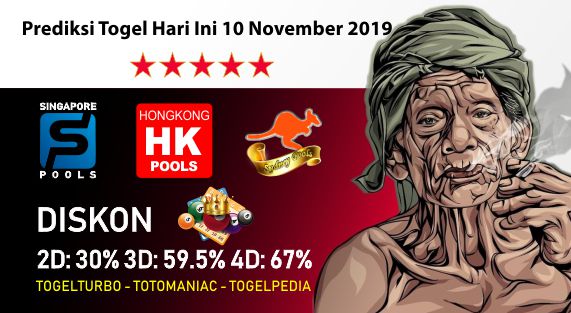 Prediksi Togel Hari Ini 10 November 2019