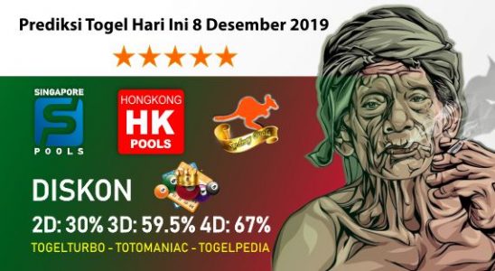 Prediksi Togel Hari Ini 8 Desember 2019
