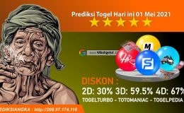 Prediksi Togel Hari ini 01 Mei 2021