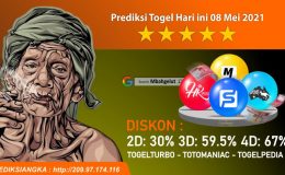 Prediksi Togel Hari ini 08 Mei 2021